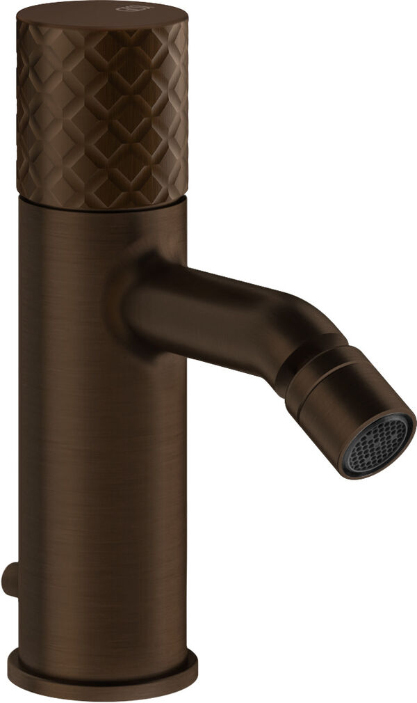 M&eacute;langeur de bidet Gessi Habito Dark bronze Intreccio image number 0