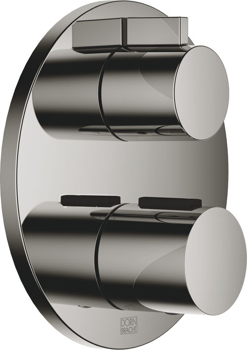 Miscelatore termostatico-set di montaggio finale Dornbracht Tara. Dark chrome