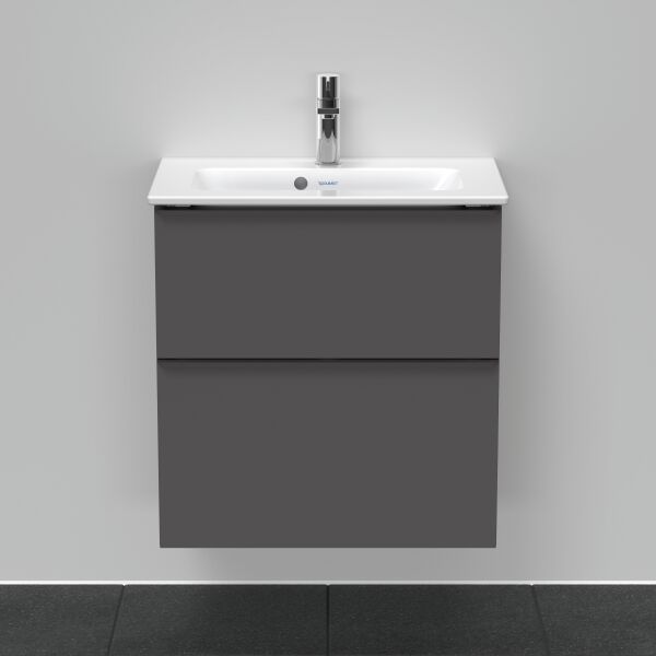 Meuble sous-lavabo Duravit D-Neo graphite mat image number 2