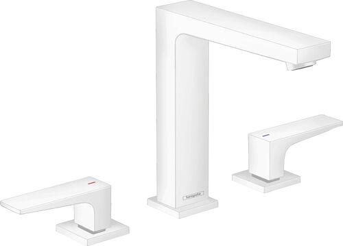 Batterie 3-trous Hansgrohe Metropol Blanc mat