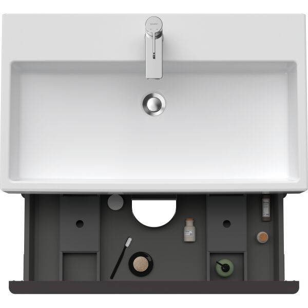 Meuble sous-lavabo Duravit D-Neo Graphite mat image number 4