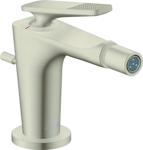Mélangeur de bidet Axor Citterio C Brushed nickel Cubit cut