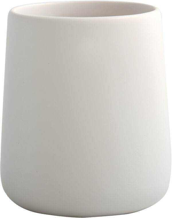 Tazza per i denti Spirella Maonie bianco opaco image number 0
