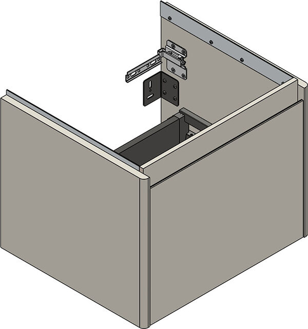 Meuble sous-lavabo Alterna pro S Ch&ecirc;ne Sherman anthracite image number 0