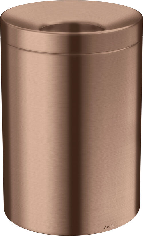 Boîte à ordures Axor Universal Circular Brushed red gold