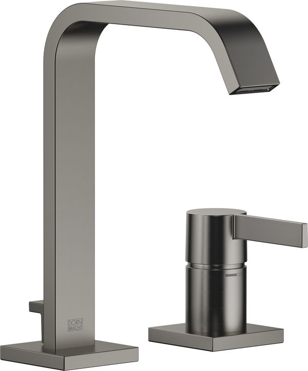 Batterie &agrave; deux trous Dornbracht Imo Dark platine mat Avec A&eacute;rateur image number 0