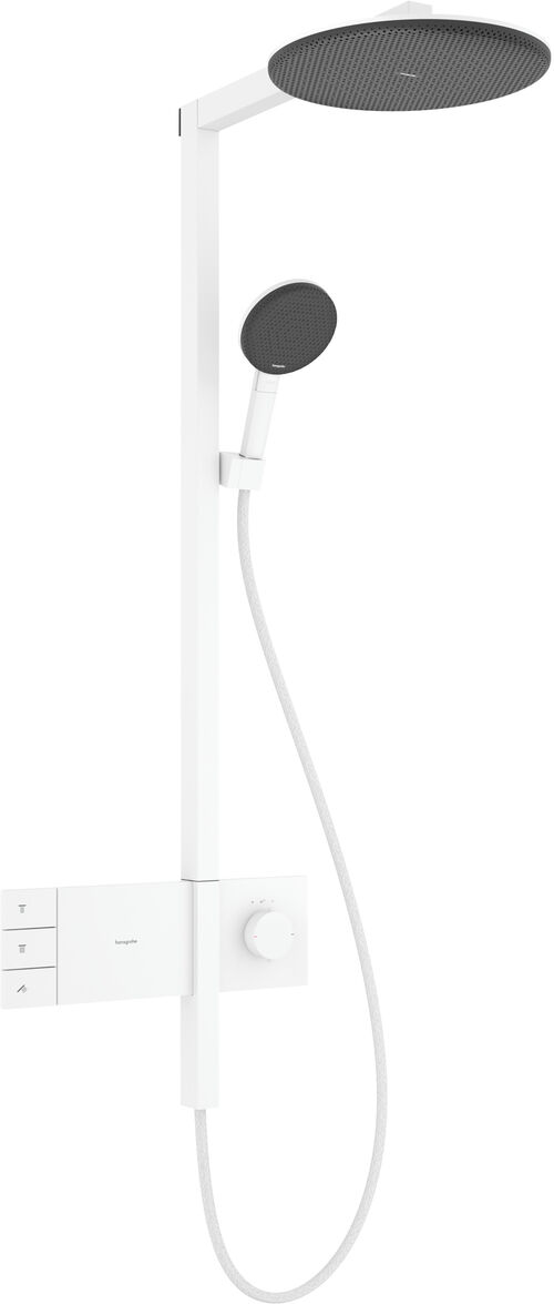 Showerpipe Hansgrohe Raindance Alive S EcoSmart Blanc mat