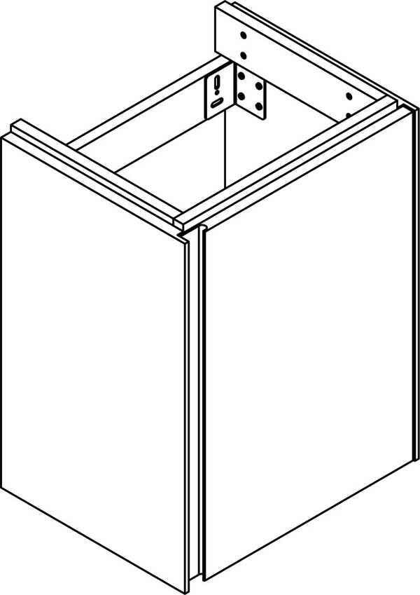 Meuble sous-lavabo Alterna elena guest S Walnut predazzo image number 0