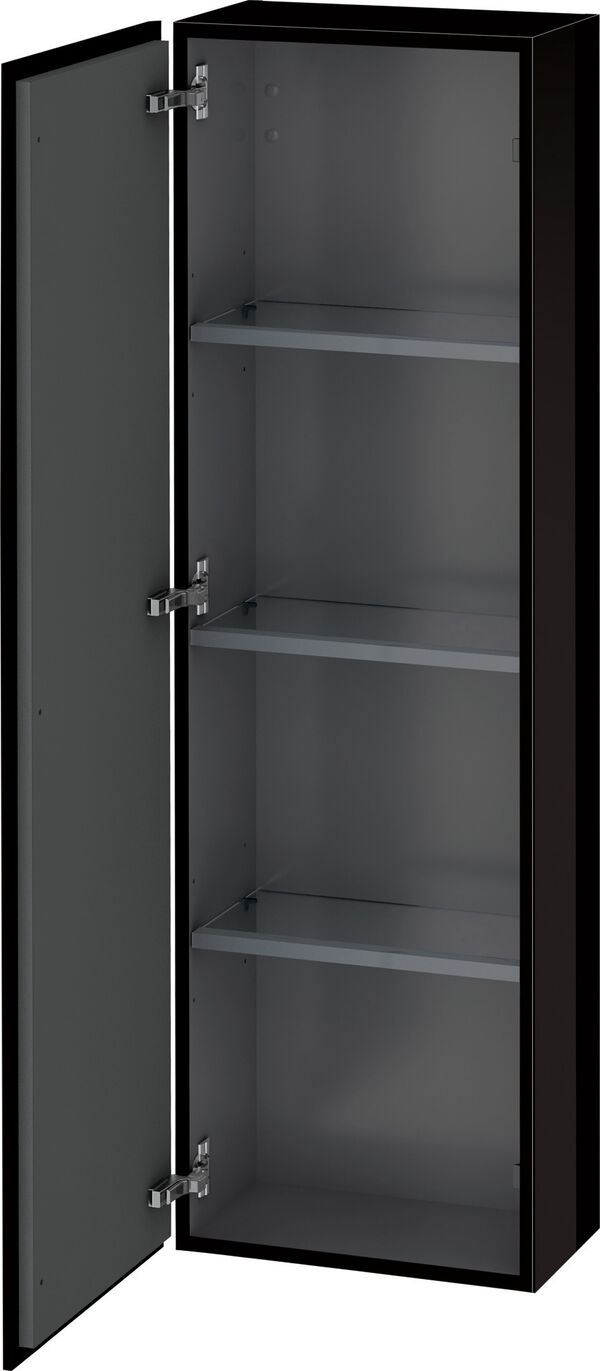 Seitenschrank L-Cube Schwarz hochglanz image number 0