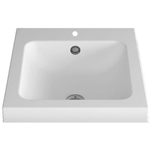 Lavabo d'appoggio Schmidlin Contura 65 x 50 cm Bianco