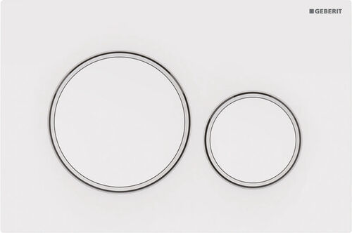 Betätigungsplatte Geberit Sigma20 round weiss
