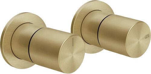Bade- und Duschenmischer Endmontageset Gessi Habito Brushed brass unito