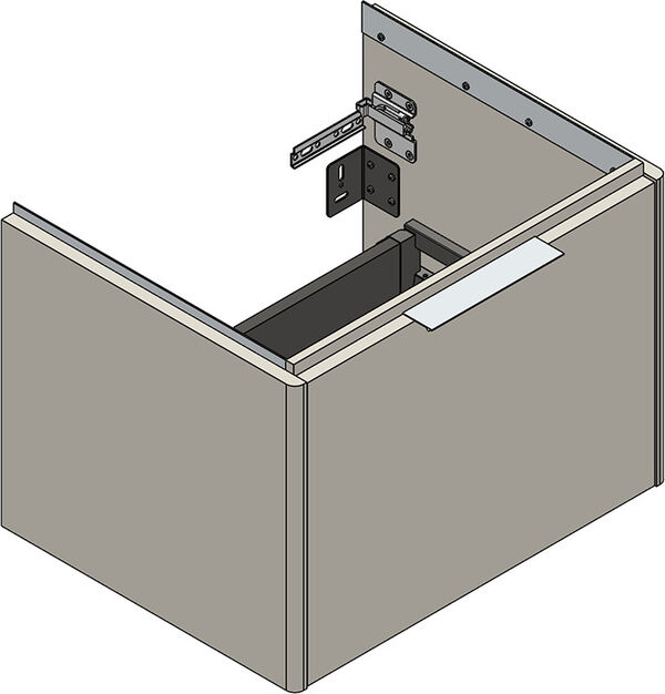 Meuble sous-lavabo Alterna pro S Anthracite image number 0