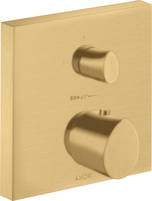 Thermostatmischer-Endmontageset Axor Organic Brushed gold optic