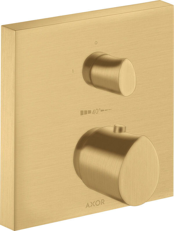 Thermostatmischer-Endmontageset Axor Organic Brushed gold optic image number 0