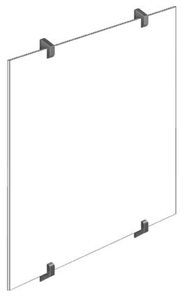 Spiegelhalter Nosag Normbau Cavere Schwarz matt image number 0