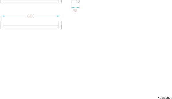 Haltegriff Nosag Normbau Cavere Silberfarbig image number 1