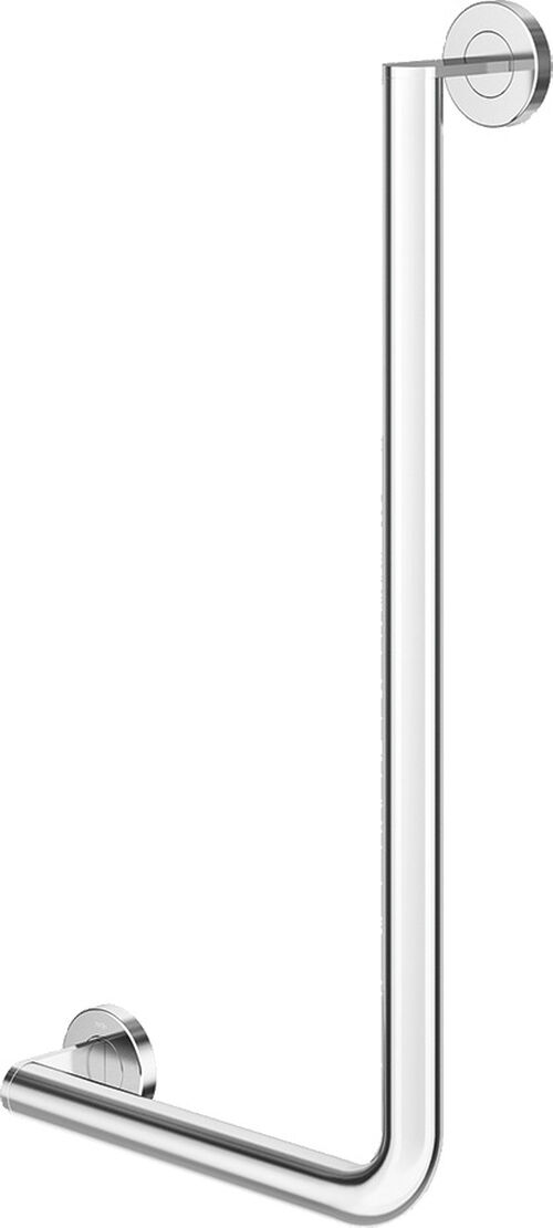 Barre d'appui d'angle Hewi 900 Acier inoxydable brillant