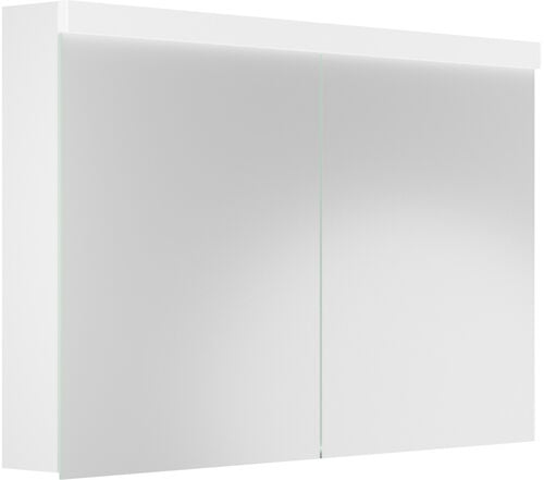Armoire de toilette Keller Duplex LED Blanc Couleur de lumi&egrave;re blanc chaud 3000 K