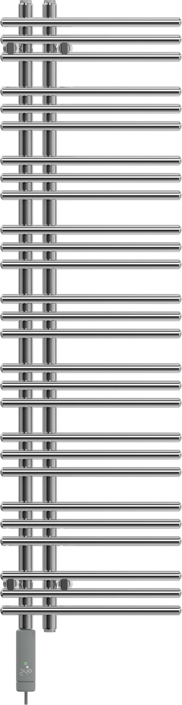 Badheizk&ouml;rper Zehnder Yucca Asym Verchromt Heizpatrone links image number 0