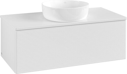Waschtischmöbel Villeroy & Boch Antao Weiss hochglanz
