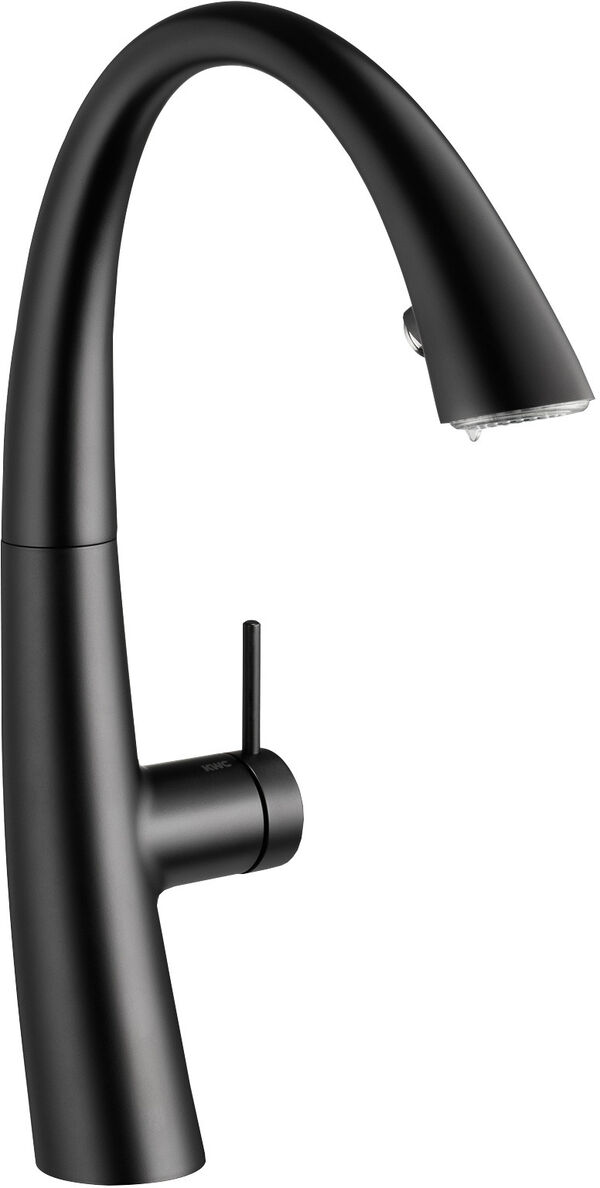 Miscelatore monocomando per lavello KWC Zoe, bocca mobile 270&deg; limitabile a 120&deg;, A 215 mm, doccia image number 0