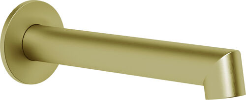 Goulot de baignoire Gessi Anello / Ingranaggio ½" Brushed brass