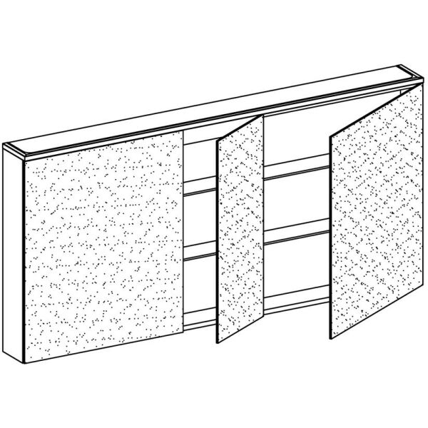 Spiegelschrank Alterna enea LED plus Tanne Lichtfarbe stufenlos verstellbar 2700-6500 K image number 1