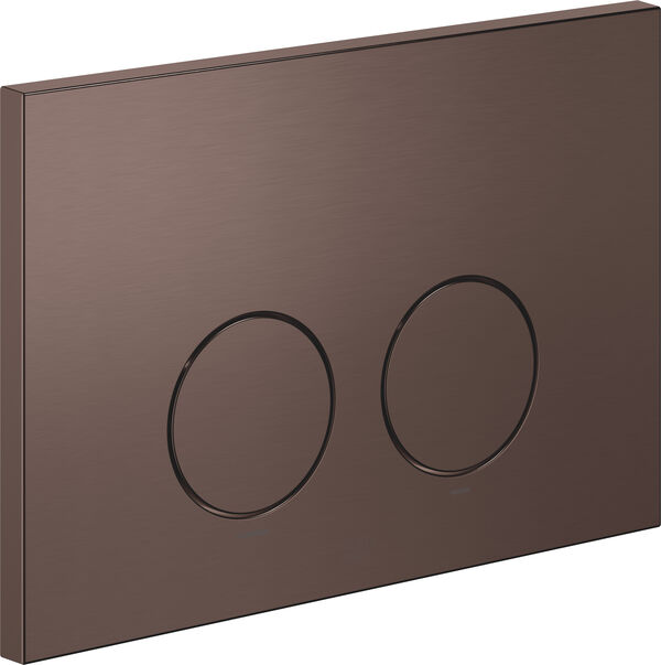 Plaque de d&eacute;clenchement Dornbracht Dark bronze bross&eacute; PVD image number 0