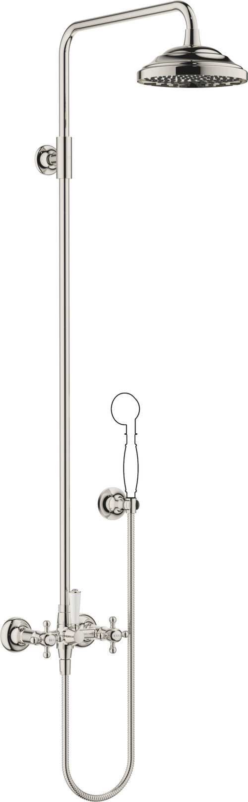 Duschenbatterie mit Standbrause Dornbracht Madison Platin Duschenbatterie mit Standbrause Dornbracht Madison Platin