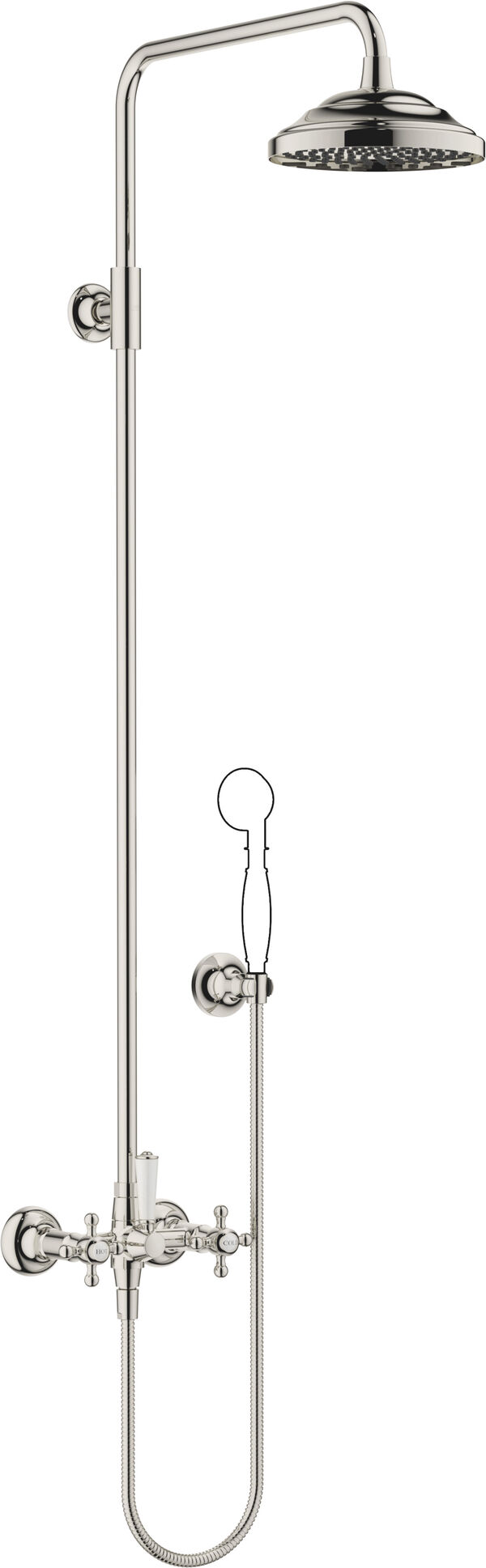 Duschenbatterie mit Standbrause Dornbracht Madison Platin image number 0