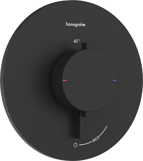 Syst&egrave;me de douche Hansgrohe Ecostat Comfort S Noir mat