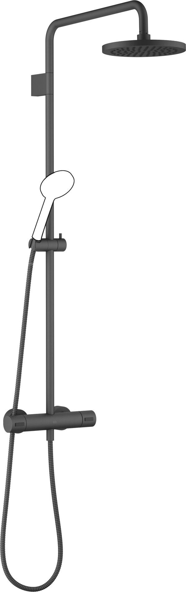 Shower Pipe Dornbracht avec thermostat de douche Noir mat image number 0