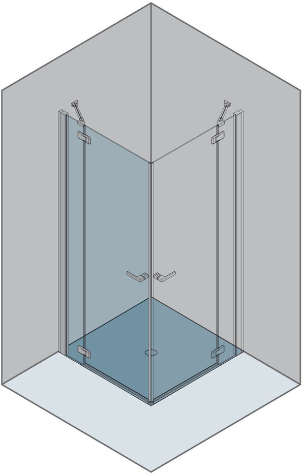 Porta oscillante Duka Gallery 3000 New, larghezza 89 - 91,4 cm, cerniere a sinistra, altezza 200 image number 0
