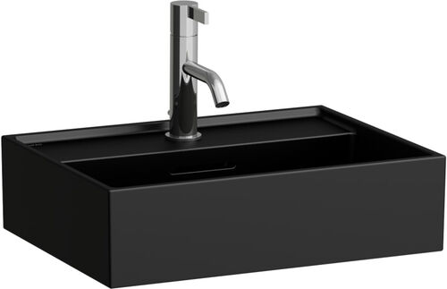 Wandbecken Laufen Kartell schwarz matt