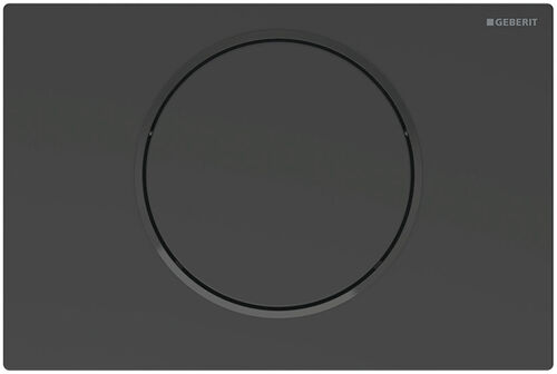 Plaque de déclenchement Geberit Sigma10 noir mat
