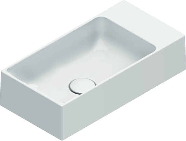 Handwaschbecken Alterna elena 50 x 25 cm Weiss Cleaneffekt image number 0