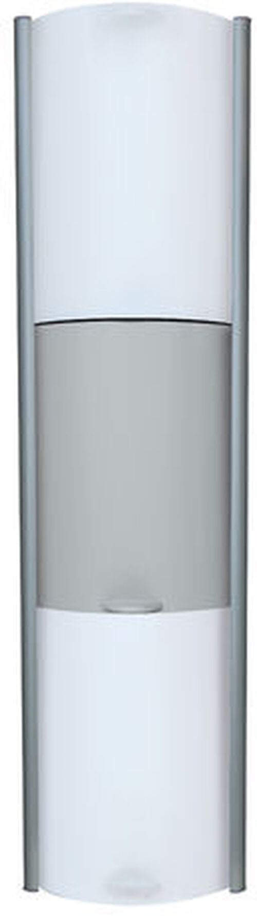Duschenablage Duscholux Showerbox Silbereloxiert weiss-grau