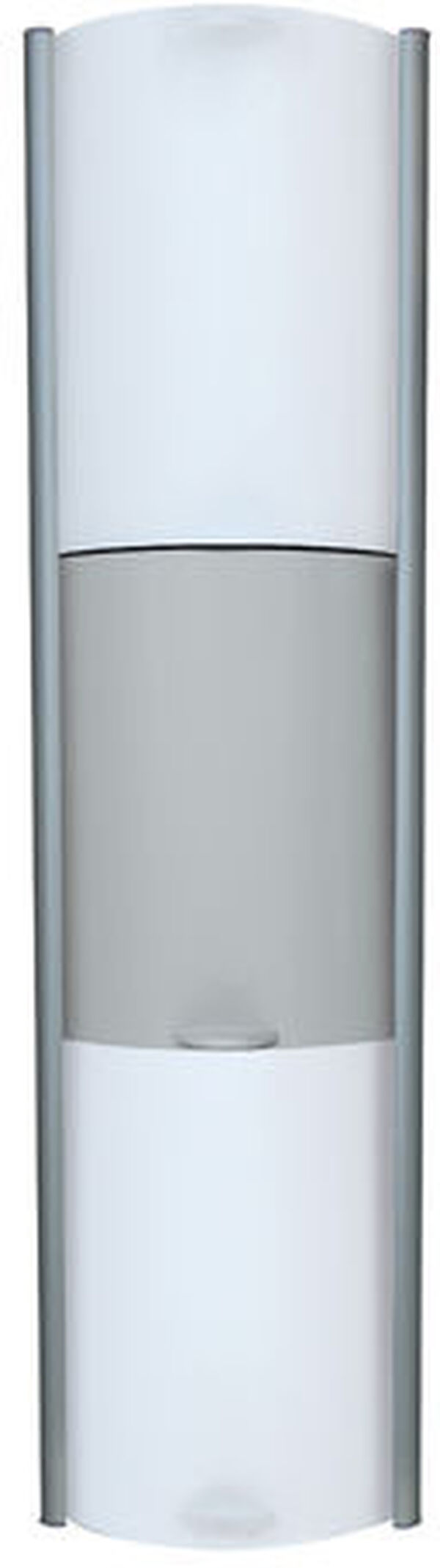 Duschenablage Duscholux Showerbox Silbereloxiert weiss-grau image number 0