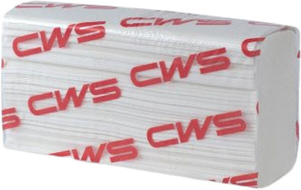 Salviette CWS Classic piegato a V, cellulosa ultra bianco, 2 veli  image number 0