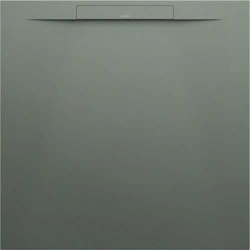 Receveur de douche Laufen Pro S Extra-plat 90 x 90 cm Gris b&eacute;ton mat
