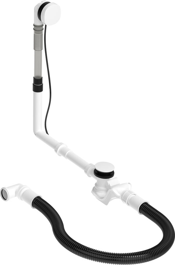 Garniture de baignoire Duravit Quadroval Blanc image number 0