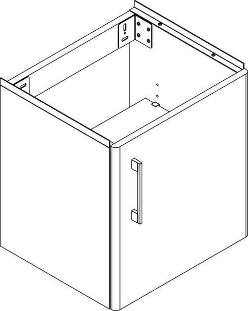 Meuble sous-lavabo Alterna primo Blanc premium