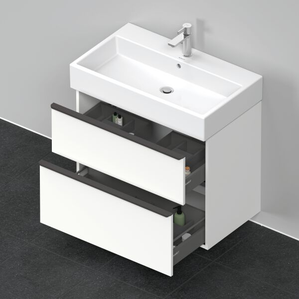 Armadio sottolavabo Duravit D-Neo bianco opaco image number 3