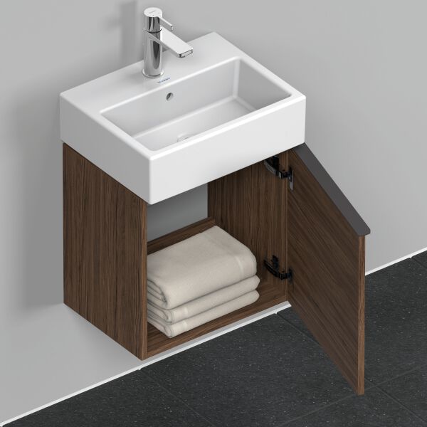 Meuble sous-lavabo Duravit D-Neo Noyer fonc&eacute; image number 3