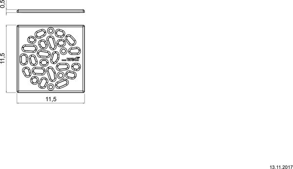 Ablaufabdeckung Wedi Fundo Fino 3.1 image number 1