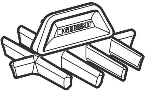 Inserto a pettine, per sifone Geberit