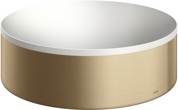 Lavabo &agrave; poser Axor Suite Brushed bronze image number 0