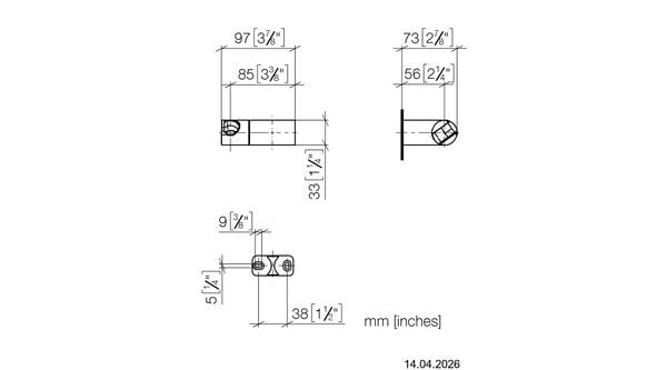 Brausehalter Dornbracht Dark brass geb&uuml;rstet image number 1