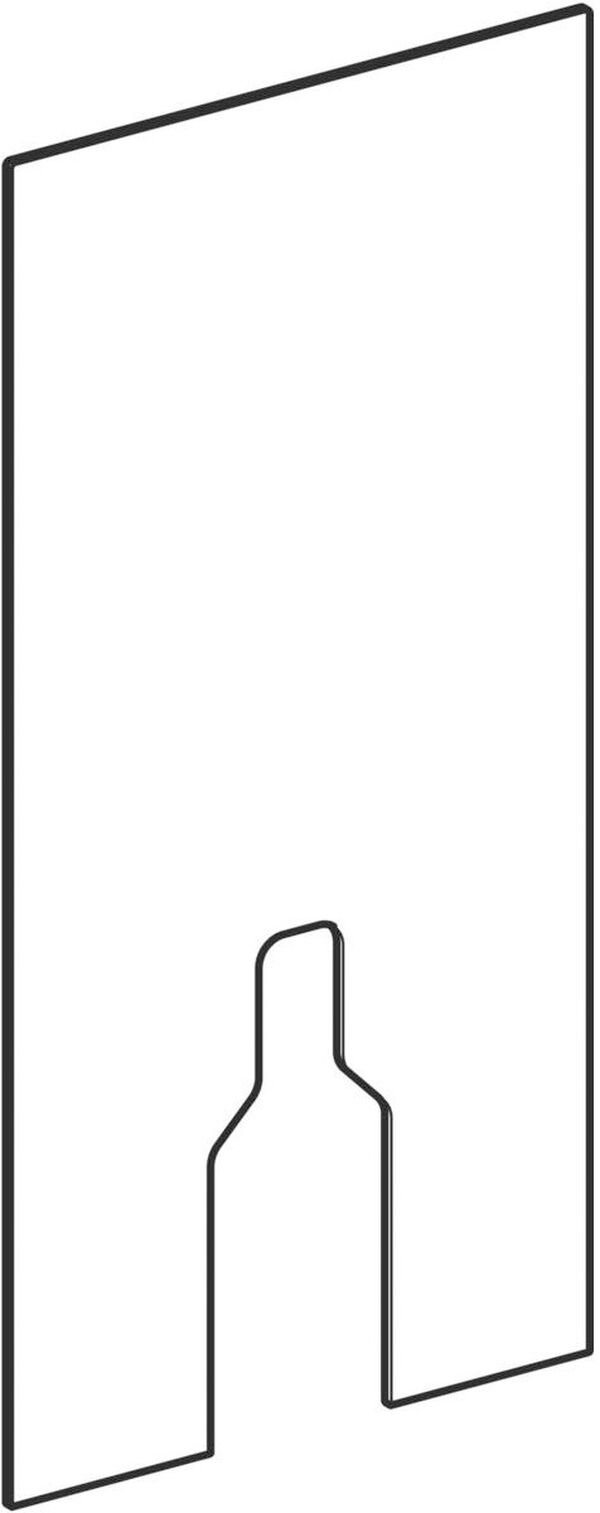 Frontverkleidung Geberit Monolith, für Standklosett Glas weiss (242.382.SI.1) image number 0